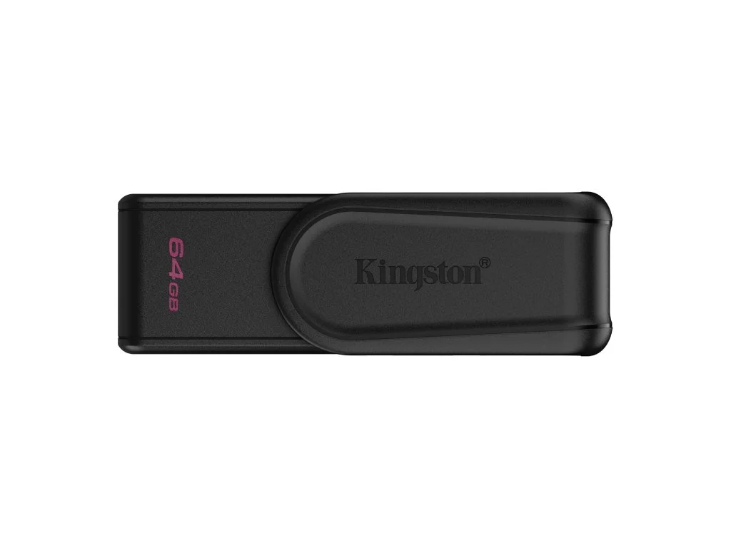 KINGSTON USB DISK DataTraveler Exodia S 64GB USB 3.2 High speed, Swivel cap, Black