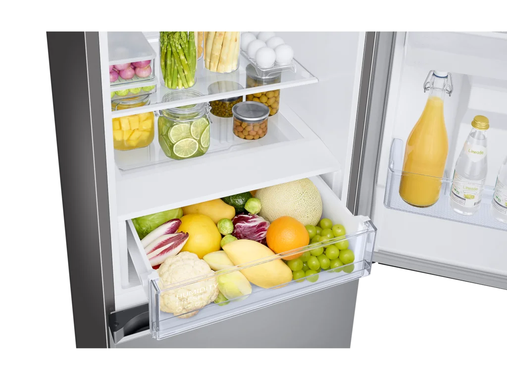 Samsung RB34C652ESA/EK kombinovani frižider, No Frost, 227l+114l, dispenzer, 595x1853x595, silver