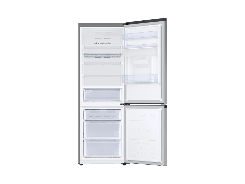 Samsung RB34C652ESA/EK kombinovani frižider, No Frost, 227l+114l, dispenzer, 595x1853x595, silver