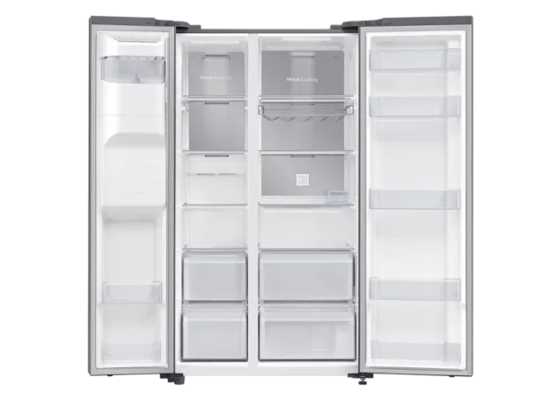 Samsung RS65DG54M3SLEO side-by-side frižider, 417l+218l,dispenzer, Total NoFrost, ŠxVxD:912x1780x716