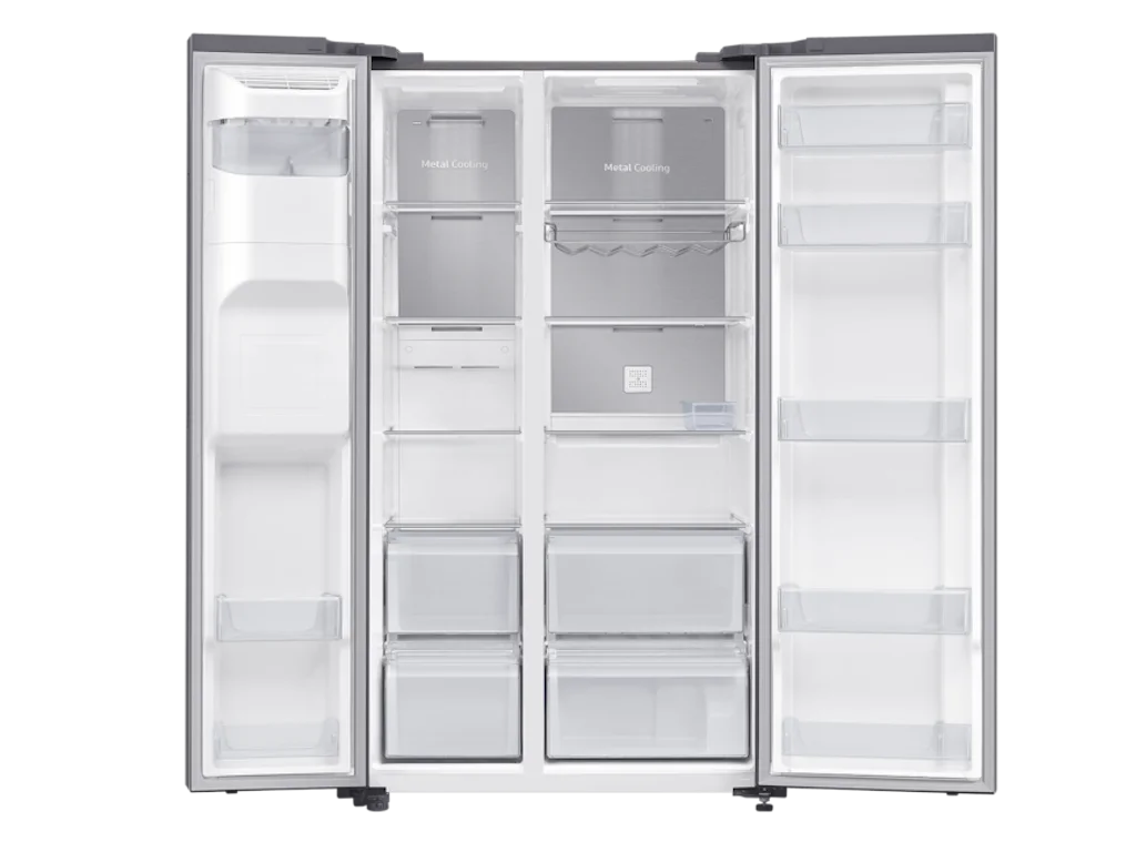 Samsung RS65DG54M3SLEO side-by-side frižider, 417l+218l,dispenzer, Total NoFrost, ŠxVxD:912x1780x716