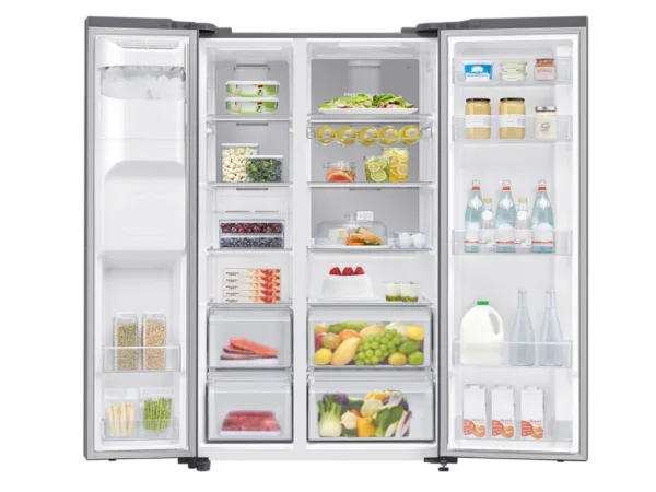 Samsung RS65DG54M3SLEO side-by-side frižider, 417l+218l,dispenzer, Total NoFrost, ŠxVxD:912x1780x716