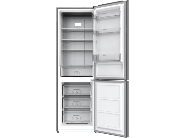 TESLA RC3201FHXE kombinovani frižider, Total No Frost, Neto: 210L+83L, 60x60x185cm, inox
