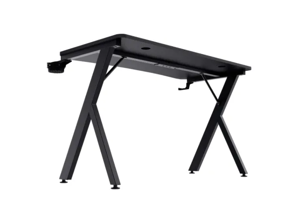 TRUST GXT 700 OMNIUS Gaming Desk, Cup holder, Headphone holder, anti-scratch, 120 cm x 60 cm x 74 cm