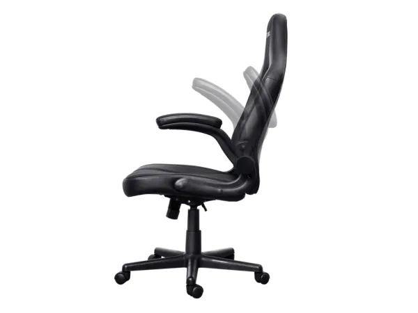 TRUST GXT 703 RIYE Gaming chair - Black, Max. weight 140 kg, Gas lift class 4