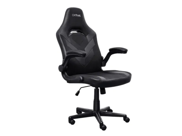 TRUST GXT 703 RIYE Gaming chair - Black, Max. weight 140 kg, Gas lift class 4