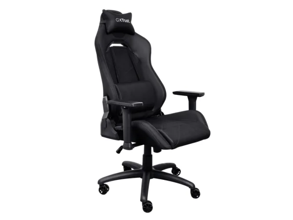 TRUST GXT 714 RUYA Comfortable Gaming Chair, Gas lift class 4, Max. weight 150 kg, Black