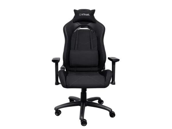 TRUST GXT 714 RUYA Comfortable Gaming Chair, Gas lift class 4, Max. weight 150 kg, Black