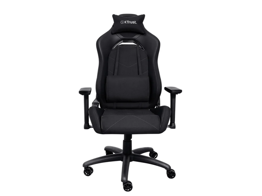 TRUST GXT 714 RUYA Comfortable Gaming Chair, Gas lift class 4, Max. weight 150 kg, Black