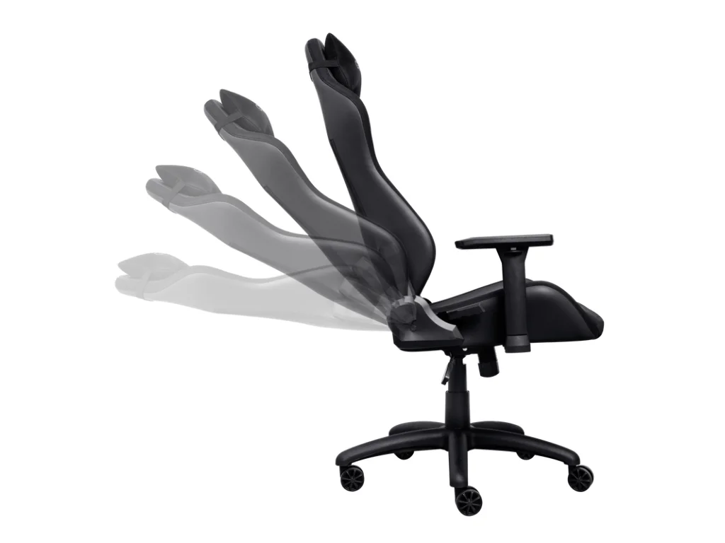 TRUST GXT 714 RUYA Comfortable Gaming Chair, Gas lift class 4, Max. weight 150 kg, Black