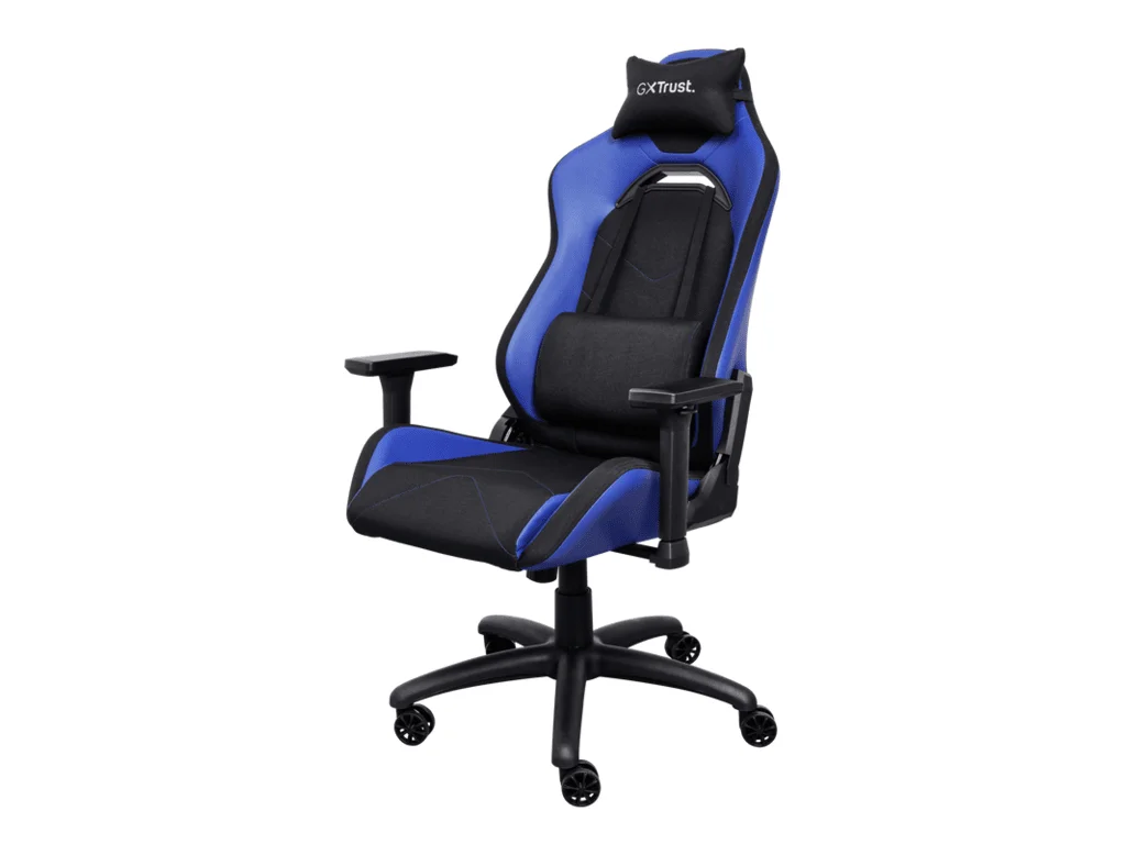 TRUST GXT 714B RUYA Comfortable Gaming Chair, Gas lift class 4, Max. weight 150 kg, BLUE