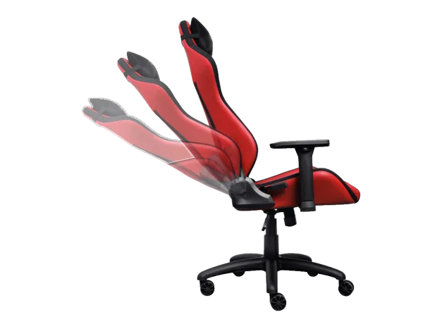 TRUST GXT 714R RUYA Comfortable Gaming Chair, Gas lift class 4, Max. weight 150 kg, RED