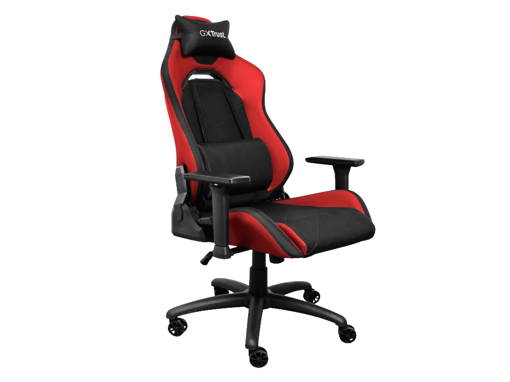TRUST GXT 714R RUYA Comfortable Gaming Chair, Gas lift class 4, Max. weight 150 kg, RED