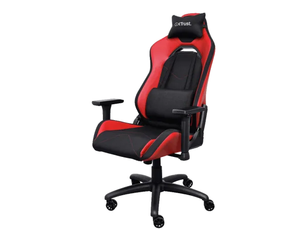 TRUST GXT 714R RUYA Comfortable Gaming Chair, Gas lift class 4, Max. weight 150 kg, RED