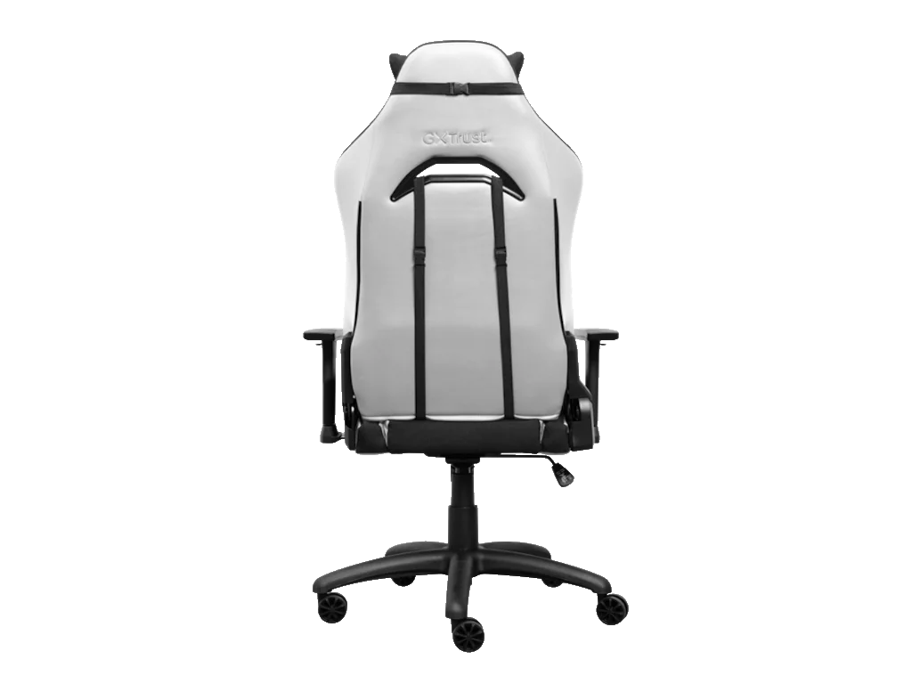 TRUST GXT 714W RUYA Comfortable Gaming Chair, Gas lift class 4, Max. weight 150 kg, WHITE