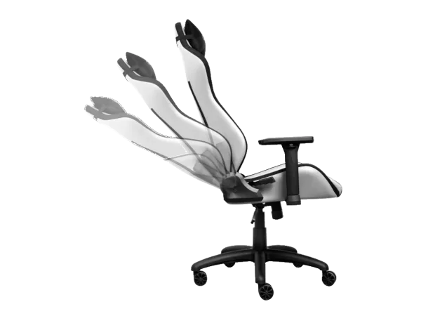 TRUST GXT 714W RUYA Comfortable Gaming Chair, Gas lift class 4, Max. weight 150 kg, WHITE