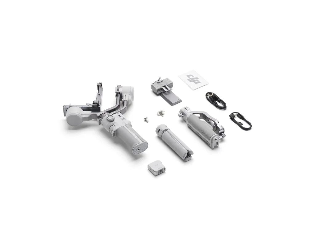 DJI RS 4 Mini Combo Gimbal - Compact & Lightweight, RS Intelligent Tracking Module, Briefcase Handle