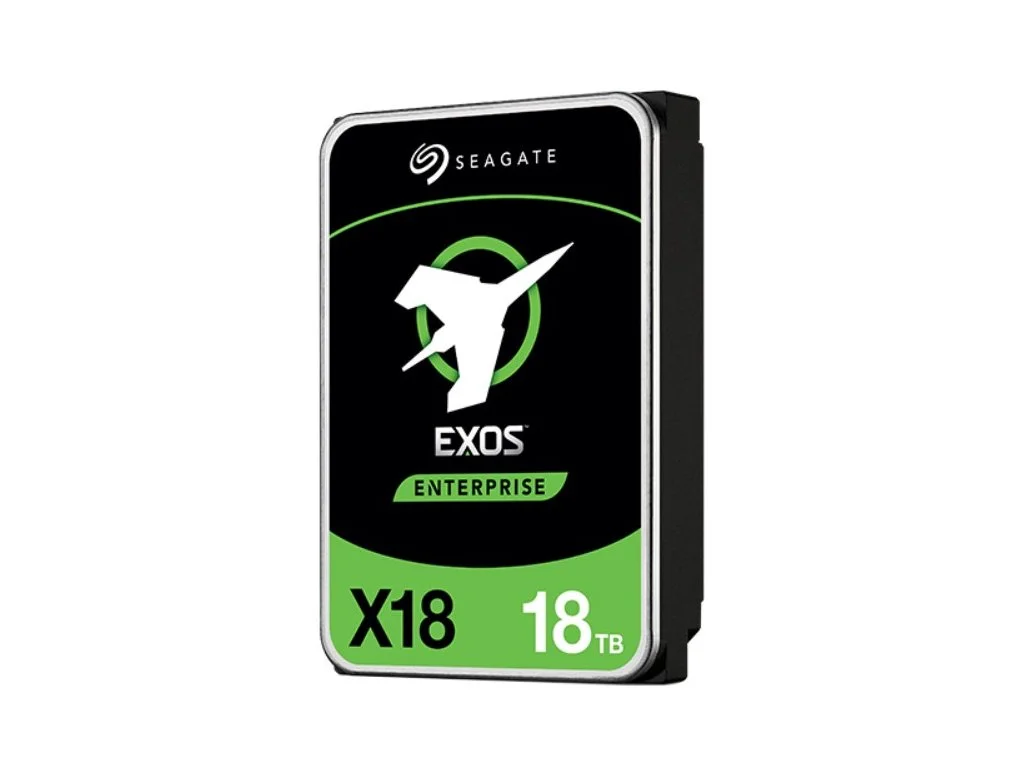 SEAGATE 18TB Exos X18 Enterprise HDD, 7200 RPM, 256MB cache, 270 MB/s, SATA III