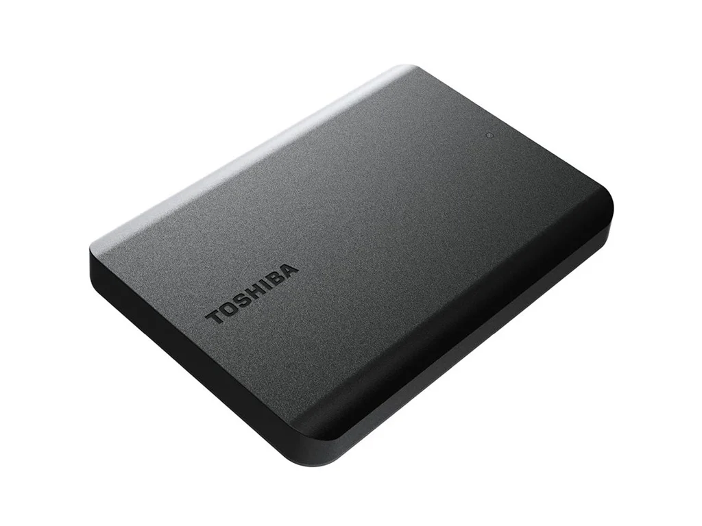 TOSHIBA Eksterni HDD 1TB, USB 3.2 Gen 1, 2.5" CANVIO Basics, Black, Matt finish