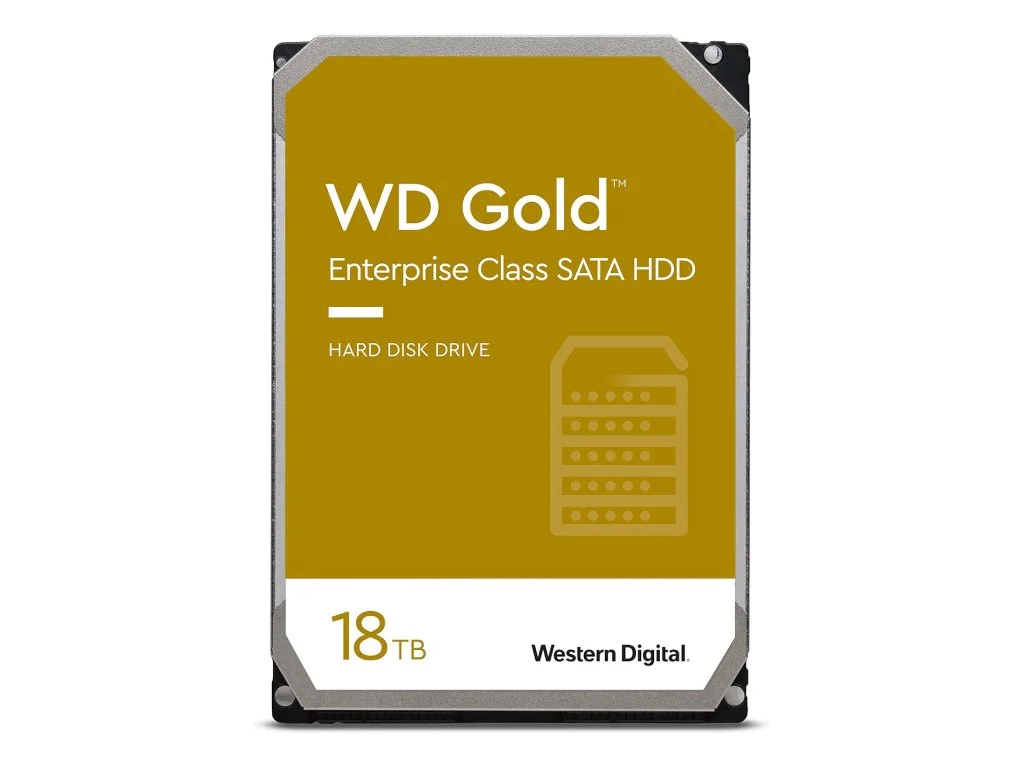 WD GOLD Enterprise HDD 18TB 3.5", 7200 RPM, 512MB Cache, up to 269MB/s transfer rate