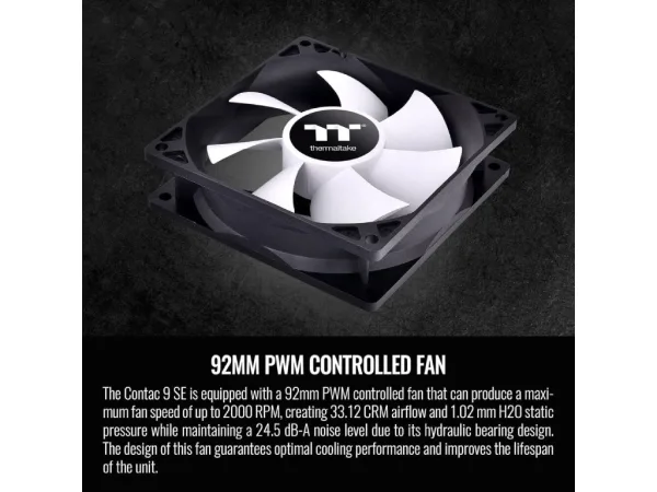 THERMALTAKE Contac 9 SE CPU Cooler 92mm PWM, 120 W, PWM 800-2000 RPM, 4 pin PWM, INTEL/AMD