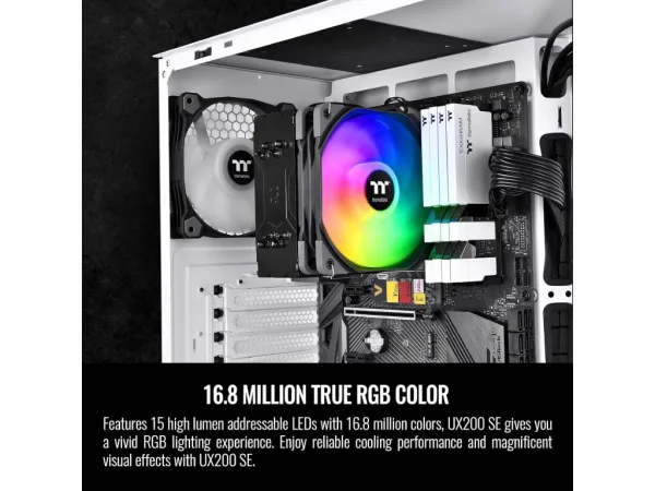 THERMALTAKE UX200 SE ARGB Lighting CPU Cooler, PWM 800-1800 RPM, 4Pin, INTEL/AMD