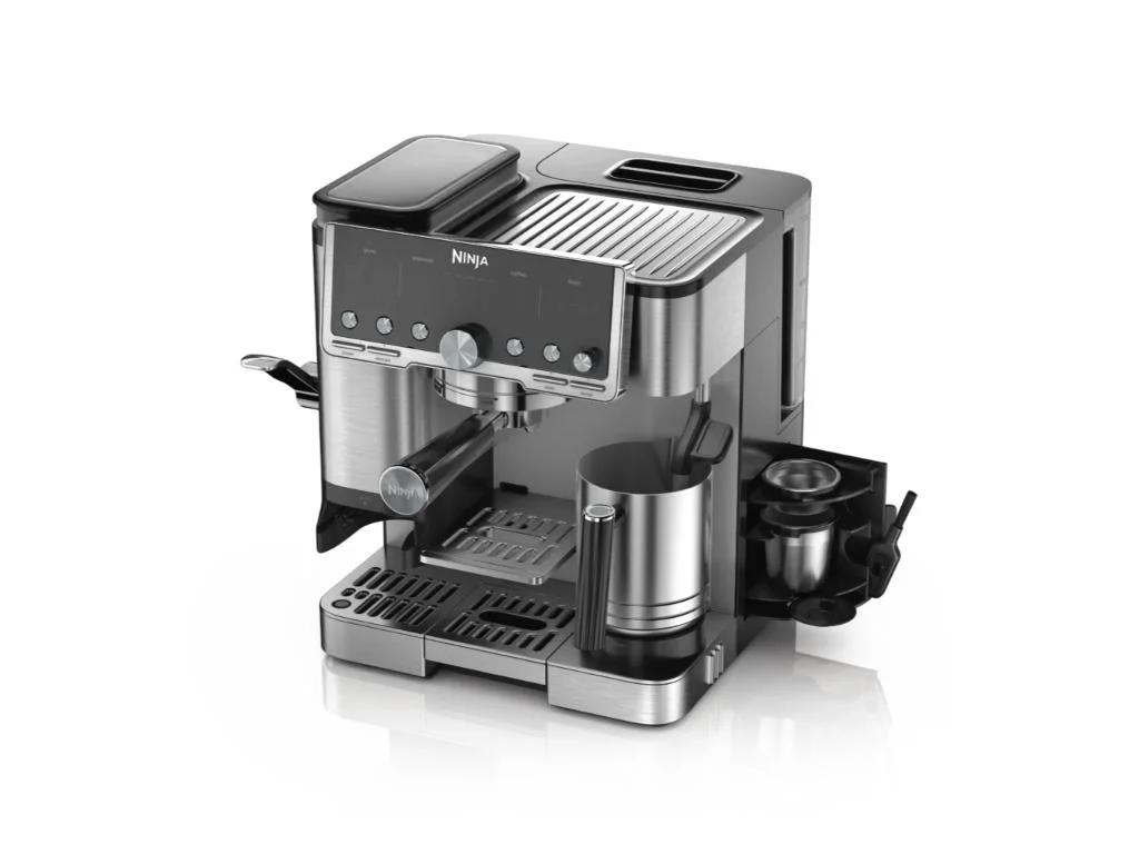 Ninja ES701EU Luxe Pro kafe aparat, 3u1 (espresso,filter i hladna kafa), Barista Assist, dual froth
