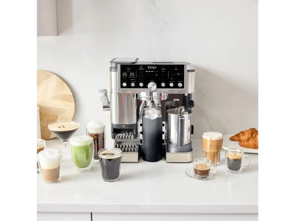 Ninja ES701EU Luxe Pro kafe aparat, 3u1 (espresso,filter i hladna kafa), Barista Assist, dual froth