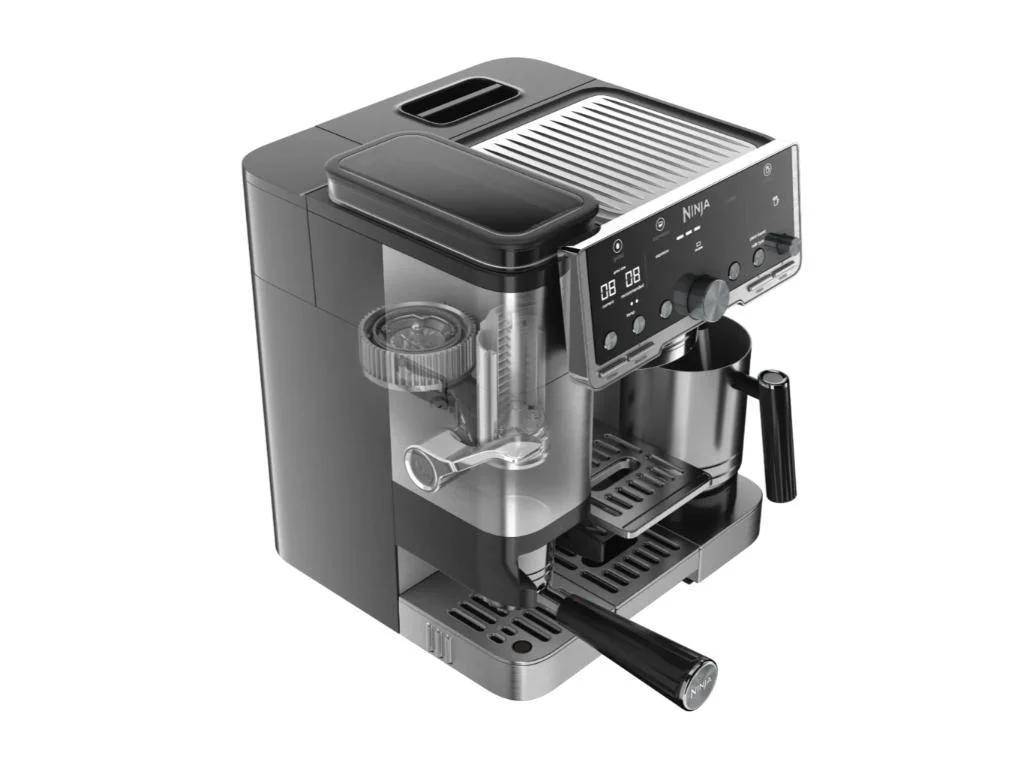 Ninja ES701EU Luxe Pro kafe aparat, 3u1 (espresso,filter i hladna kafa), Barista Assist, dual froth