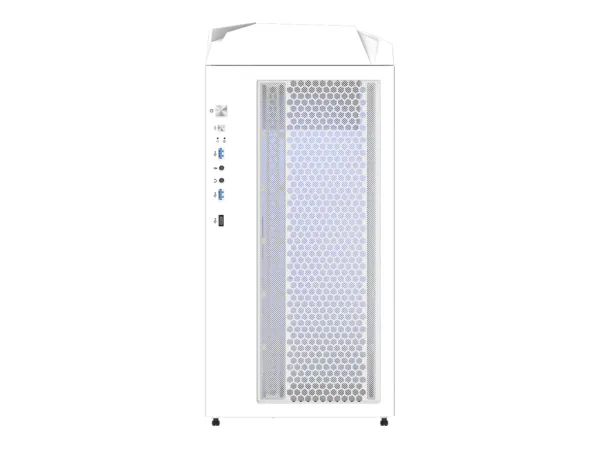 GIGABYTE C301 Glass V2 White ATX Case, 4*ARGB, 2*2.5"/2*3.5", USB 3.1 Type-C,USB 3.0 x2,Audio in&out