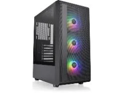 THERMALTAKE S200 TG ARGB Mid Tower Chassis, Mesh, 3x hydraulic bearing 120mm ARGB, USB 3.0 x 2
