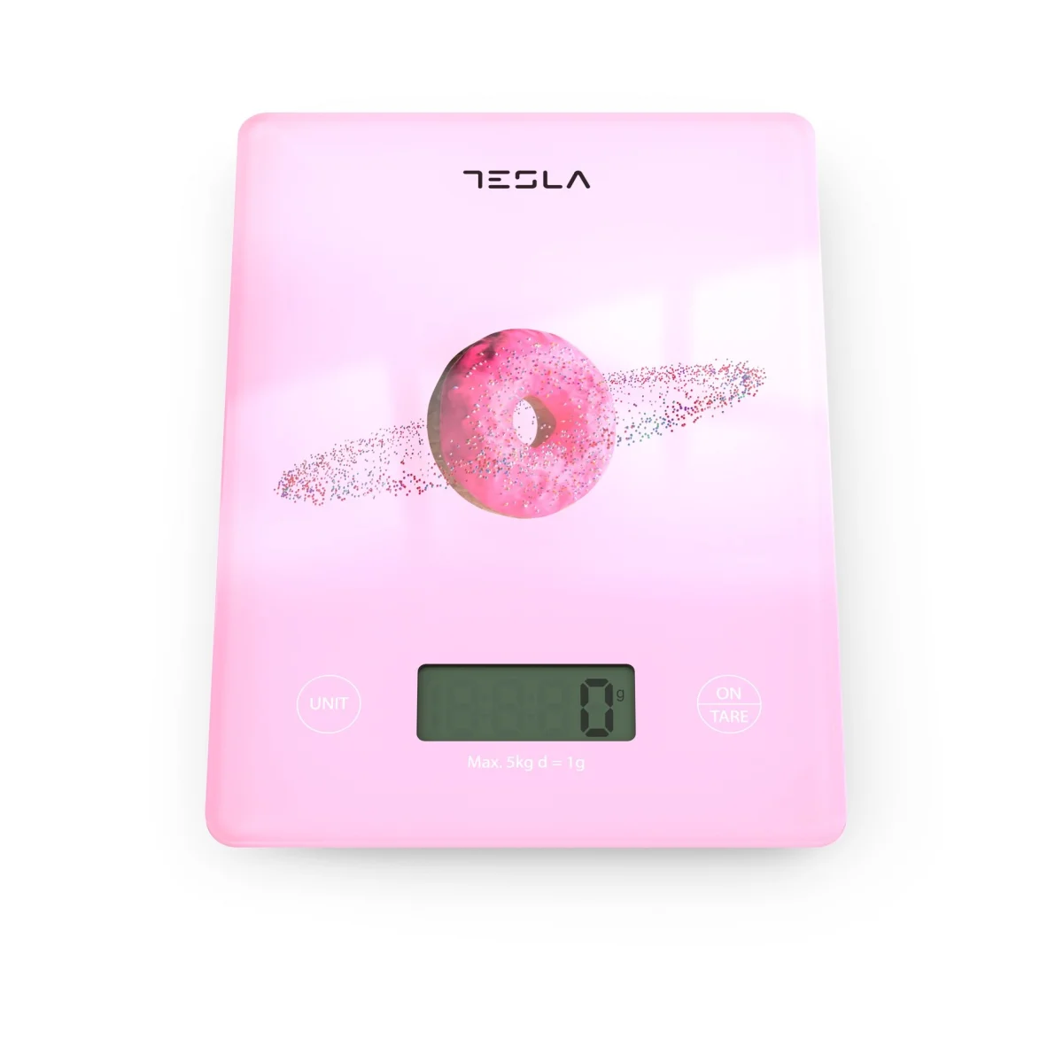 Tesla KS101P Kuhinjska vaga, kapacitet 5kg, pink