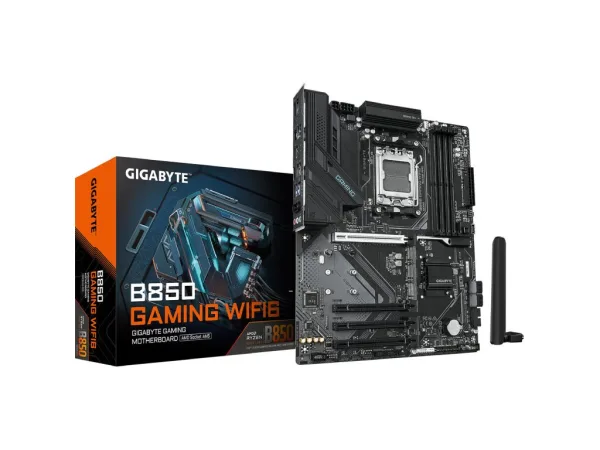 GIGABYTE AMD Ryzen MB B850 GAMING WF6, 4*DDR5 8200MT/s, 1*PCIe 5.0/3*M.2, HDMI/DP, AM5,WIFI6,GbE LAN