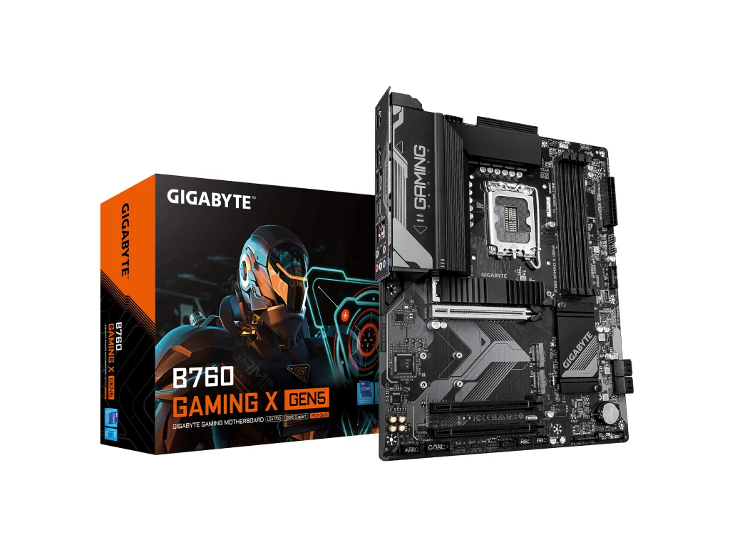 GIGABYTE INTEL MB B760 GAMING X GEN5 , 4*DDR5 7600MHz, 3*PCIe 4.0, HDMI/DP, 2.5GbE LAN, LGA 1700
