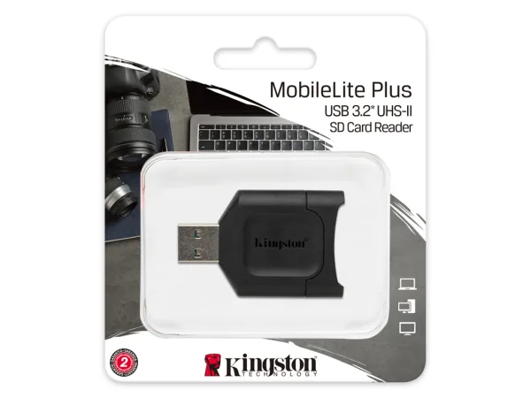 KINGSTON MobileLite Plus SD Card Reader, USB 3.2 Gen 1, UHS-II