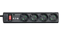 Eaton Protection Strip 4 DIN, 10A, produžni-napojni panel Input: Schuko, Outputs: 4xSchuko