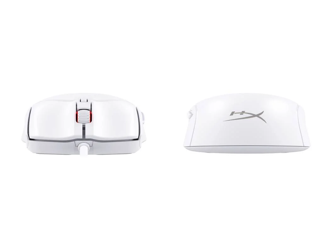 HyperX Pulsefire Haste 2 Wired Gaming Mouse/650 IPS/Up to 26000 DPI/RGB/White/Low-friction skates