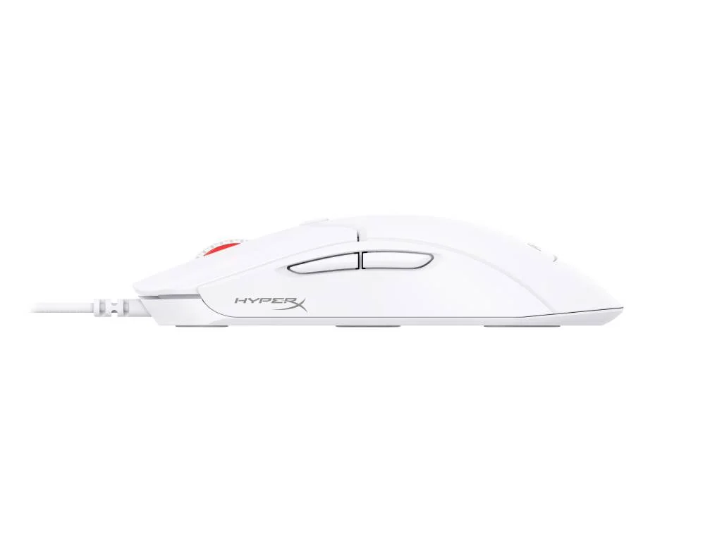 HyperX Pulsefire Haste 2 Wired Gaming Mouse/650 IPS/Up to 26000 DPI/RGB/White/Low-friction skates
