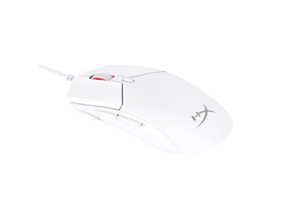HyperX Pulsefire Haste 2 Wired Gaming Mouse/650 IPS/Up to 26000 DPI/RGB/White/Low-friction skates