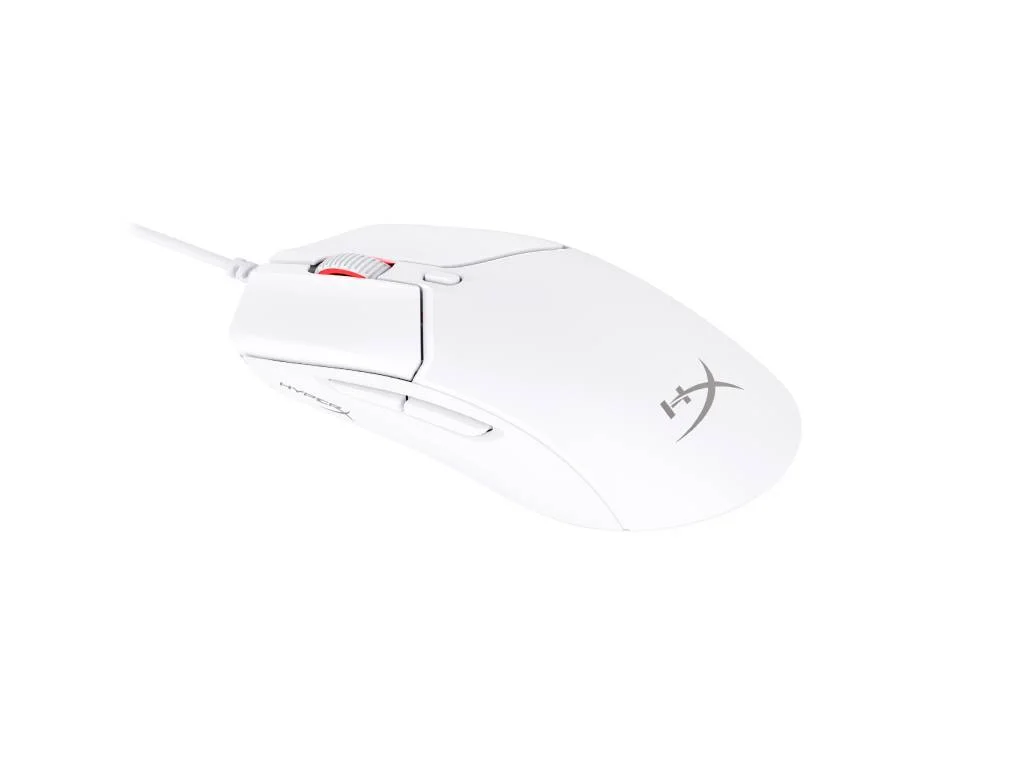 HyperX Pulsefire Haste 2 Wired Gaming Mouse/650 IPS/Up to 26000 DPI/RGB/White/Low-friction skates