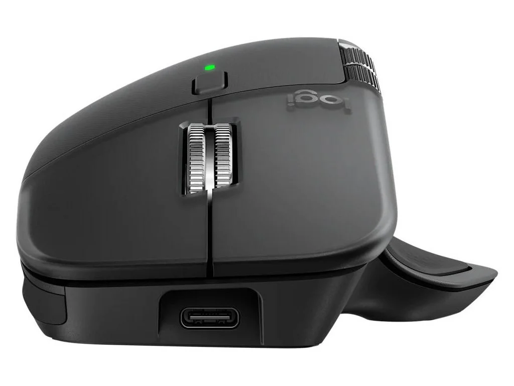 LOGITECH MX Master 4 Wireless Mouse 200-8000 DPI, 8 buttons, Battery life 70 days, 10 m, Graphite