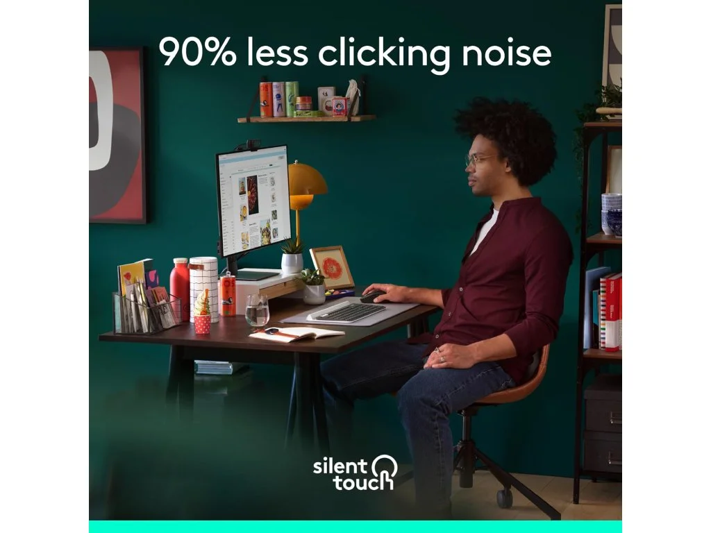 LOGITECH Signature M650 Wireless Mouse for Business, 400-4000 DPI, Bluetooth, 10m, 1x AA battery
