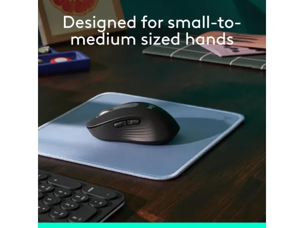 LOGITECH Signature M650 Wireless Mouse for Business, 400-4000 DPI, Bluetooth, 10m, 1x AA battery