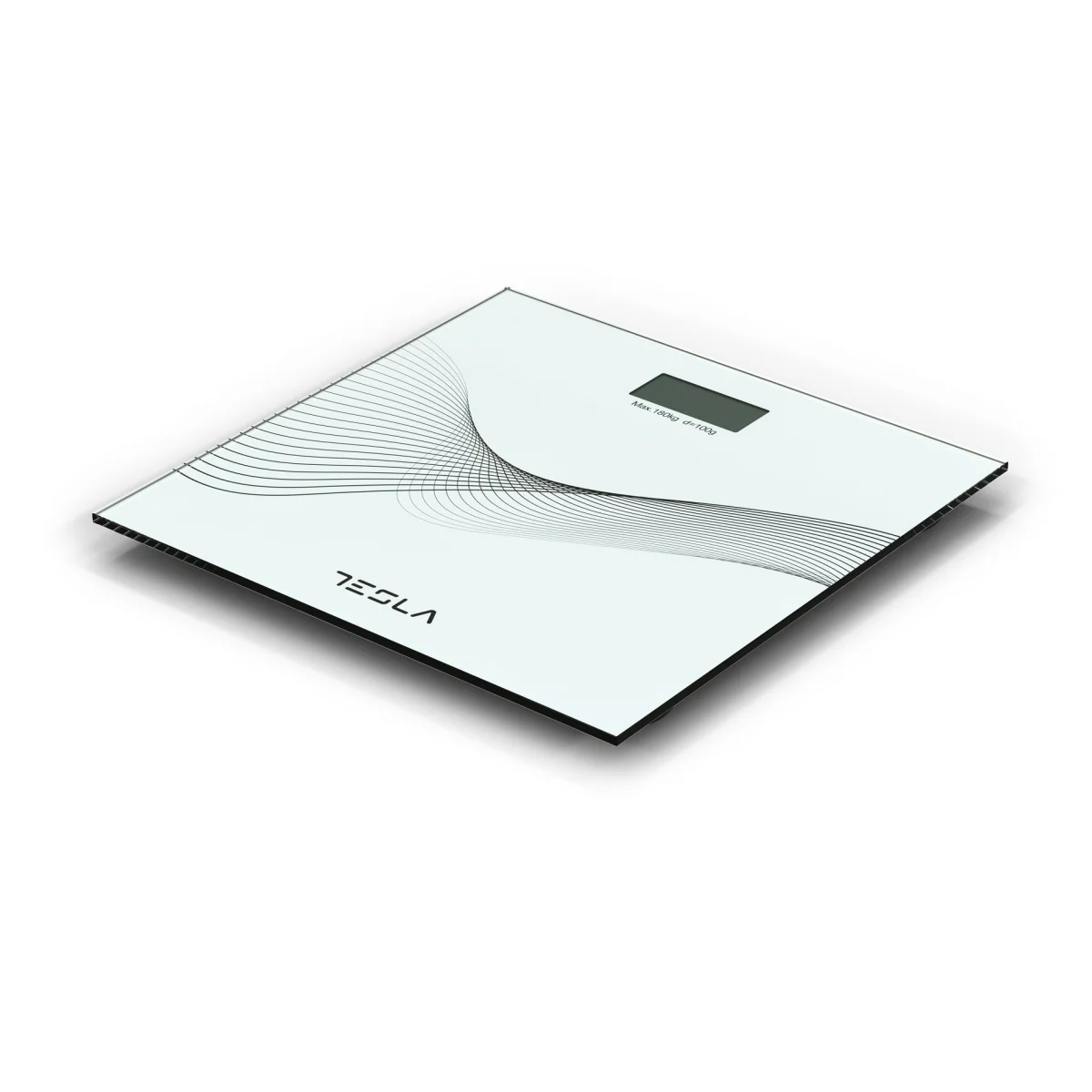 Tesla BS103W tjelesna vaga, raspon mjerenja 3kg-180kg, auto shut-off, bijela