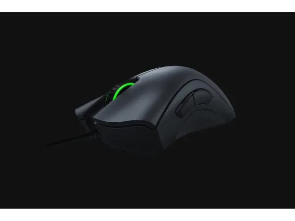 RAZER DeathAdder Essential Gaming Mouse with 6400 DPI optical sensor, 220 ips, Green Lighting