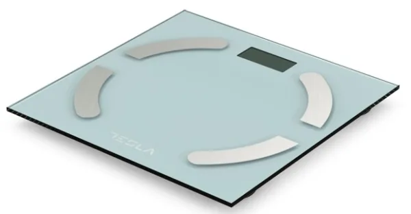 Tesla BS301WX Tjelesna vaga, smart App, raspon mjerenja 3kg-180kg, white-inox