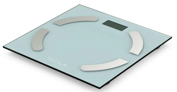 Tesla BS301WX Tjelesna vaga, smart App, raspon mjerenja 3kg-180kg, white-inox