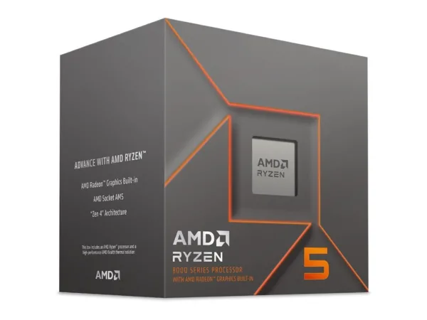 AMD Ryzen 5 8500G, 3.5GHz/5.0GHz Max, 6C/12T, AM5, 16MB L3 cache, Wraith Stealth, AMD Radeon 740M