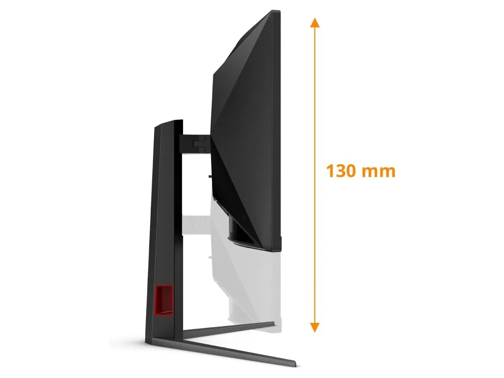 AOC Gaming Curved Monitor CU34G4, 34", WQHD 3440x1440, 180Hz, 1 ms, HDMI*2/DP, HAS/Swivel/Tilt