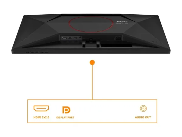 AOC Gaming Monitor Q27G42XE, 27" QHD 2560x1440, 180Hz, 0.5 ms, 1000:1, DP/HDMI*2, Tilt, 2W x 2